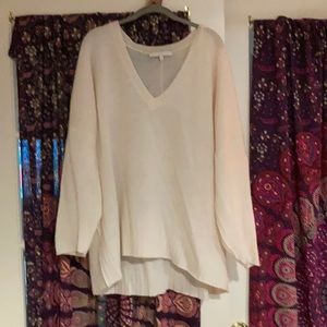 Naked Cashmere Plus Size 3X Cream Color Sweater